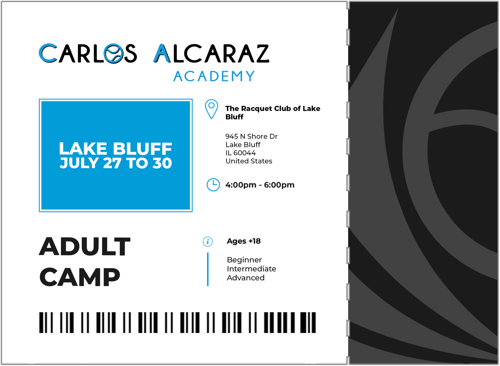 CAA LAKE BLUFF ADULT
